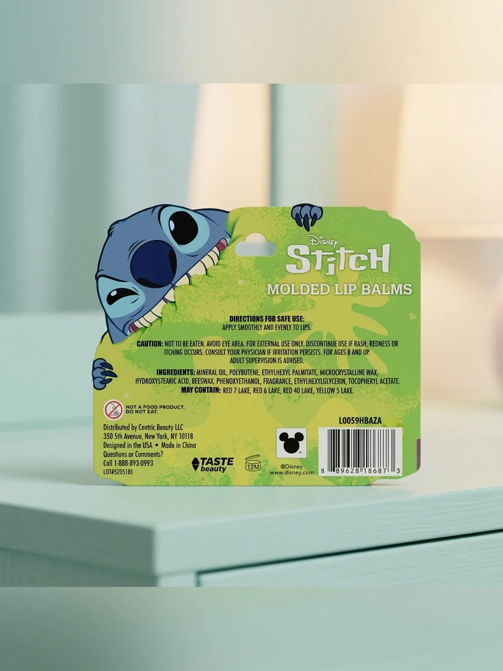 Disney Stitch Molded Lip Balm Duo NWT Pineapple & Stitch
